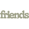 Freinds T. Pack of 10. Each words is 62mm x 18mm