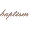 baptism script mini words pack of 10 approx 20mm high
