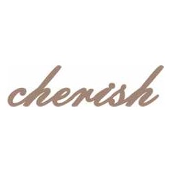 cherish script  mini words pack of 10 approx 20mm high