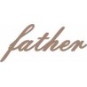 father script mini words pack of 10 approx 20mm high
