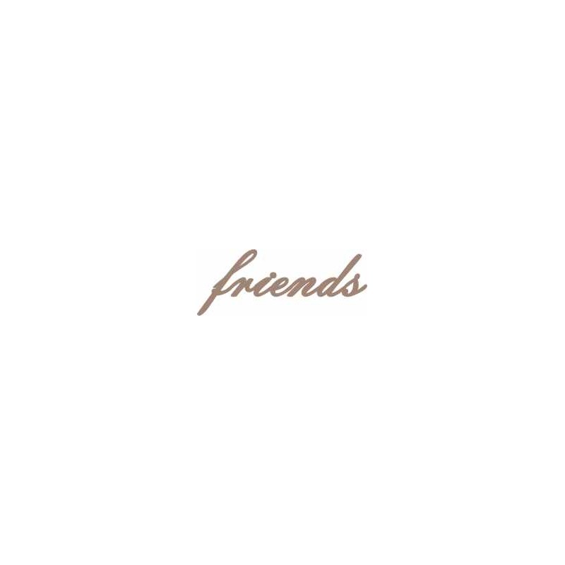 friends script  mini words pack of 10 approx 20mm high