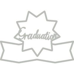 Graduation Star bulk pack of 5  65 x 100 mm