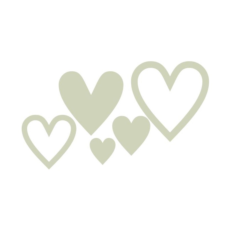 Hearts Multi Pkt 5
