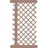 Lattice fence panel