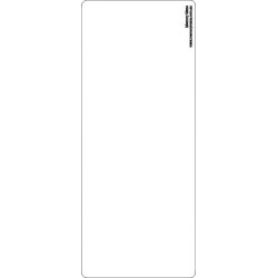 Acrylic Block  170 mm x 70 mm rounded corners 6mm thick acrylic