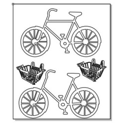 Bicycles 2- with baskets for flowers vintage 100 x 120 min buy 3
