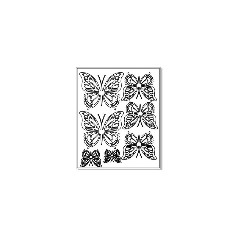 Beauty butterflies 100 x 120 sheet