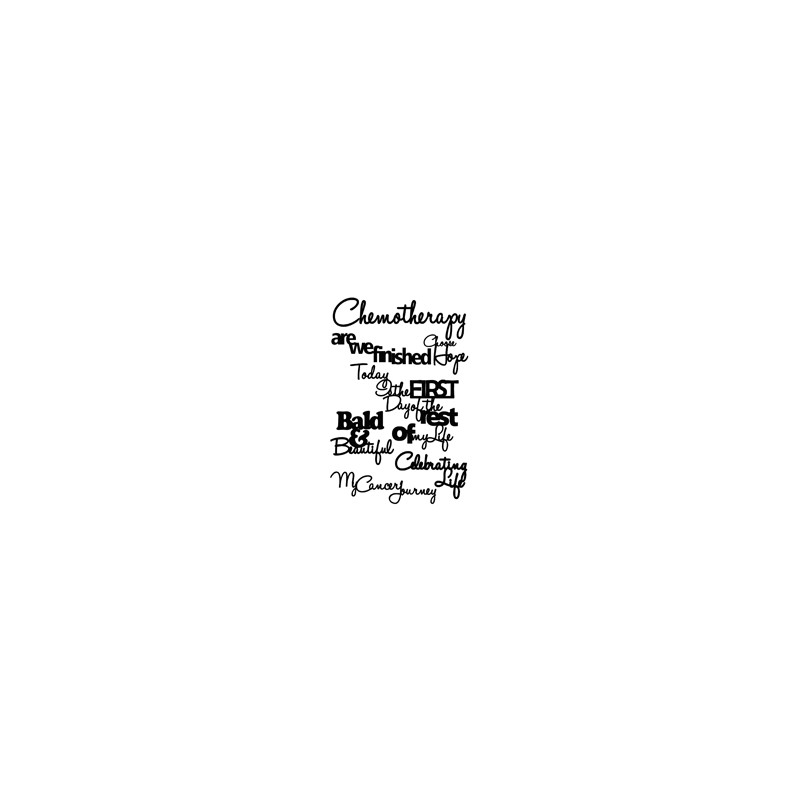 Chemotherapy word sheet 100 x 120  sold 3\'s