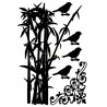 Bamboo and birds 100 x 150 sold in 3\'s