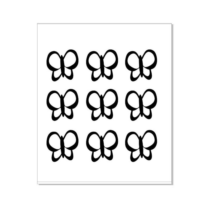 micro open butterflies 100 x 120