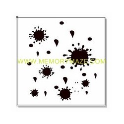 Vintage zzz  poly template 8x8 sold in 3\'s