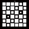 just squares stencil 200 x 200 sm