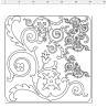 Swirls     flourish  min buy 3  12 x 12