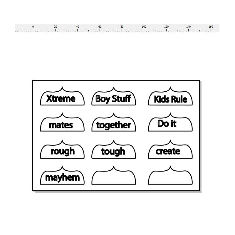xtreme boy stuff Kids rule  page tabs  150 x 100 min buy 3