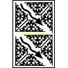 corner flourishes and arrows 100 x 180 mm Min buy 3 Memory maze