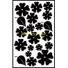 chipboard flowers 3 for dimensional work 110 x 180 mm min buy 3 