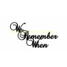 we remember when  140 x 60 mm Min buy 3 Memorymaze