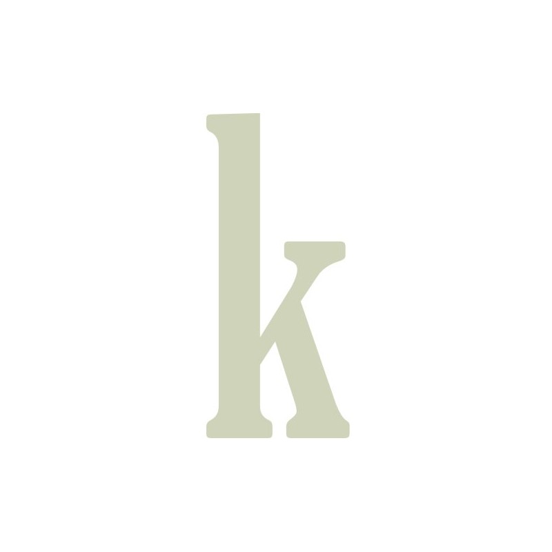 Glouster 40mm Lower Letter -k