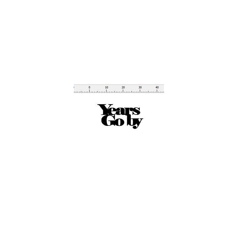 Years go By 50 x 35 mm pack of 10