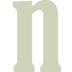 Glouster 40mm Lower Letter - n