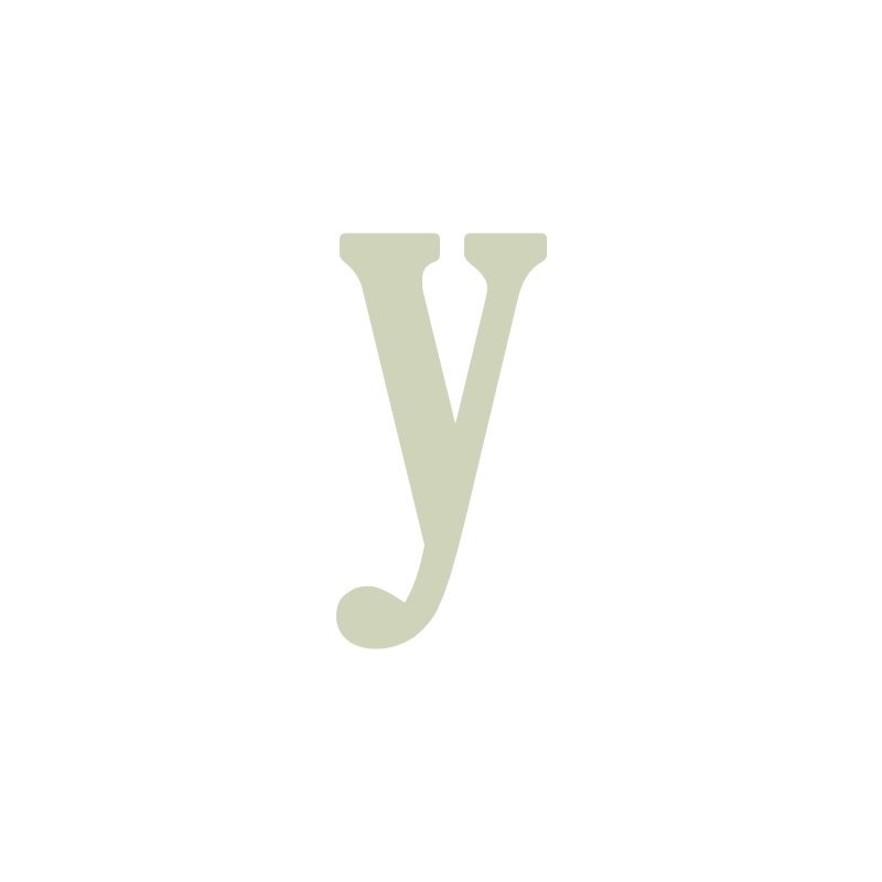 Glouster 40mm Lower Letter - y