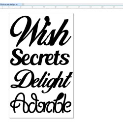 Wish secrets delight adorable 110 x 180 min buy 3