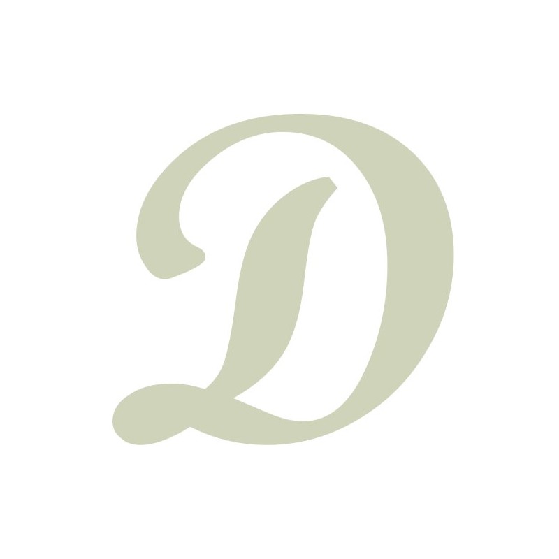 Script 40mm Uppercase Letter - D