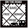 Travel, caravan, 12 x 12 frame and multi photo page