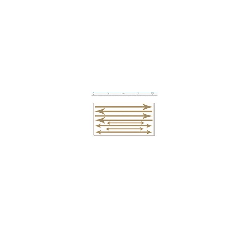 Arrows lots of arrows 203 x 110mm min buy 3