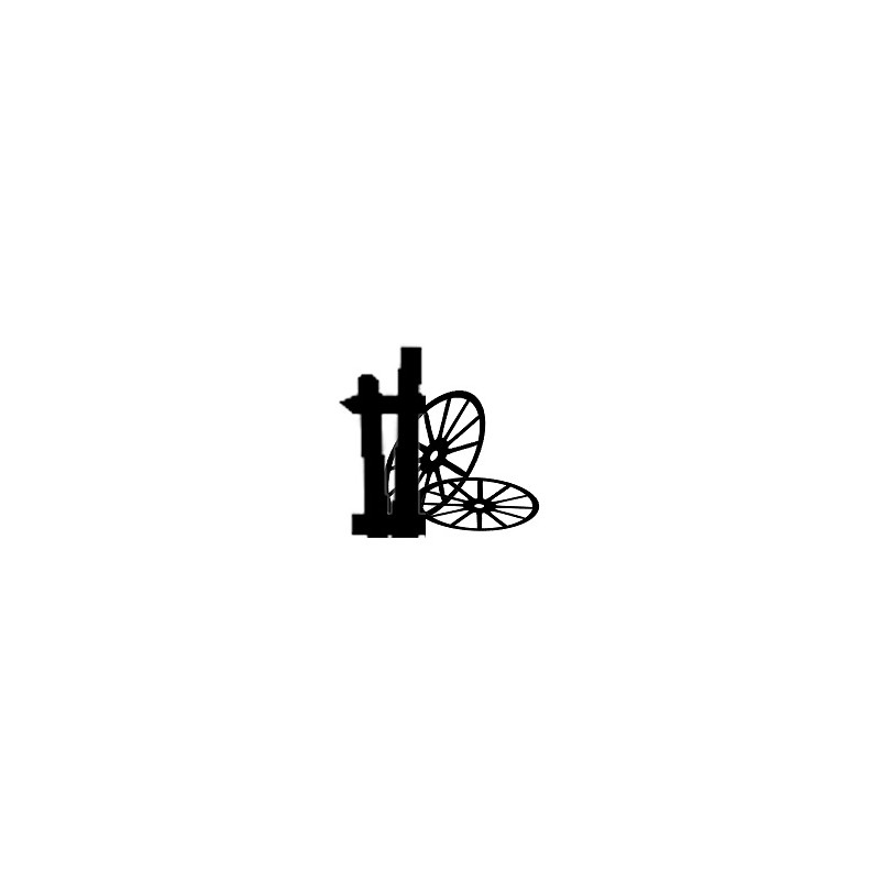 card making posts and wagon wheels  62 x 60  bulk pack 10