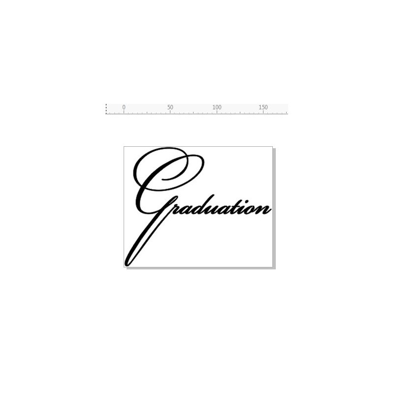 Graduation  Script  160 x 130. Min buy 3