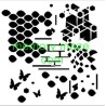 Stencil,mask or template GRUNGE 2 200X 200 Min buy 3