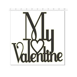 My Valentine 100 x 100  pack of 5