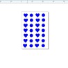 Hearts and circles  stamp 30 x 70.RUBBER ONLY for use with stamp