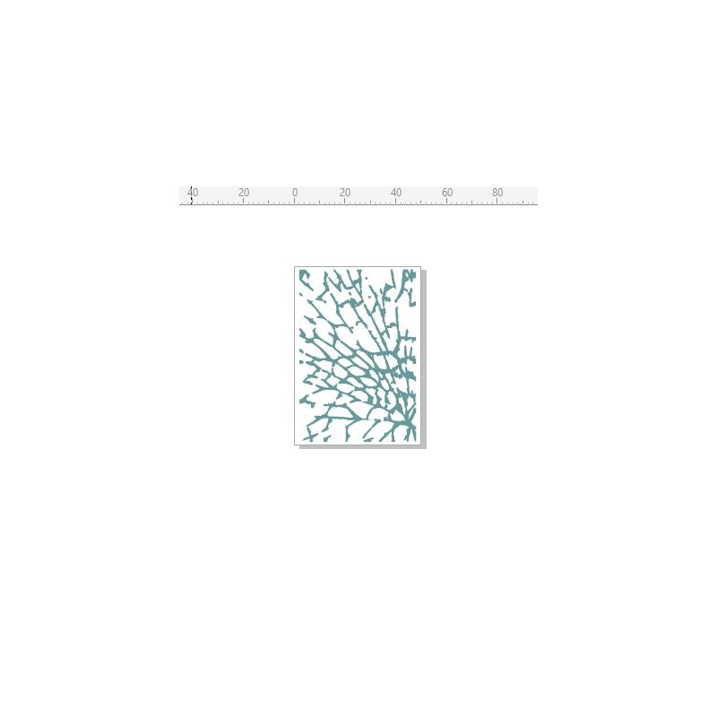 CRACKED GLASS 50 x 70.RUBBER ONLY  for use with stamping platfor