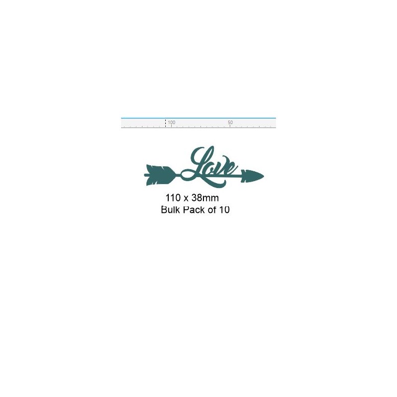 Arrow love 110 x 38  Bulk pack of 10