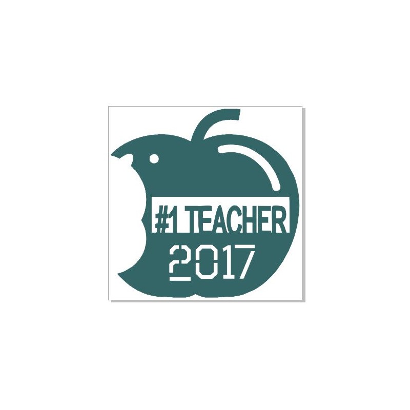 No 1 teacher 50 x 50mm keyring, teacher thank you, end of school