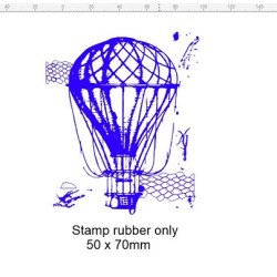 Vintage balloon stamp 50 x 60 mm