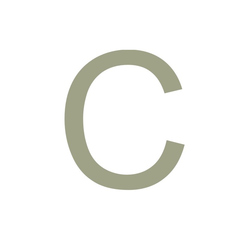 Arial 40mm Letter - C