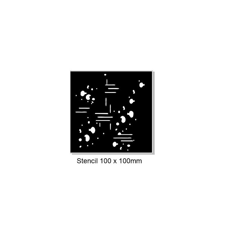Mini stencil, spots &things  100 x 100 min buy 3