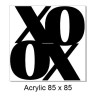 XOXO Acrylic,100mm high ,School