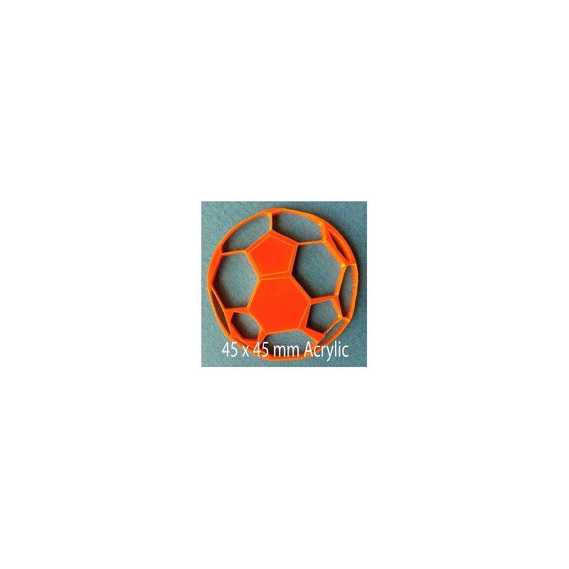 Ball, Acrylic Sports Ball,Acrylic,40x40mm,Pack of 4