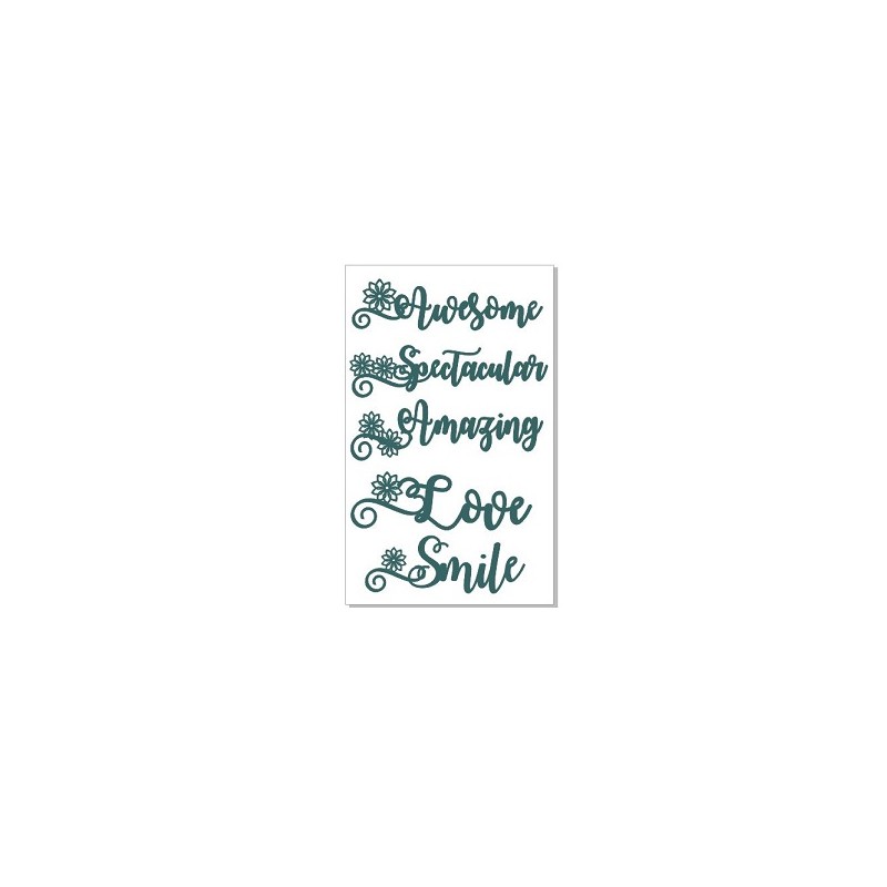 Words Fancy Awesome,Spectacular 110 x 180 mm min buy 3