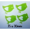 Little birdies, Birds Pack of 4 , Acrylic,wood or chipboard, Min