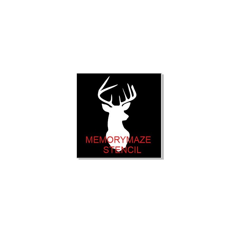 Deer antlers stencil  multiple sizes available see drop down box