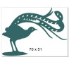 Lyre bird pack of 10 Chipboard Acrylic packs of 5 Use drop down