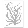 Seaweed, coral2 stencil   Min buy 3,Australian made,