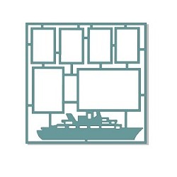 Cruise ship,multi frame 12 x 12,
