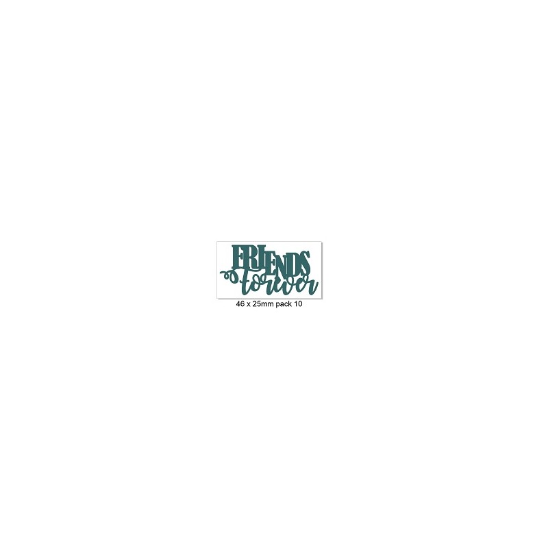 Friends forever ,pack of 10, Ideal for your card making, bulk