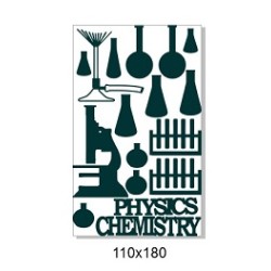 Physics chemistry science school,110 x 180mm min buy 3